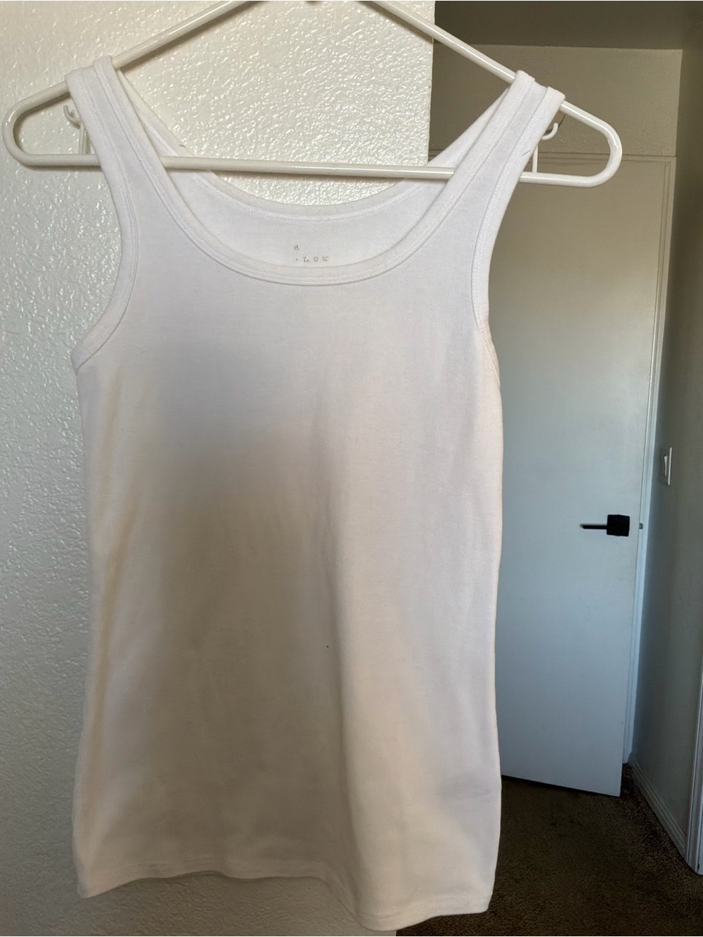 A New Day Women’s Ribbed Tank Top White – Size XS